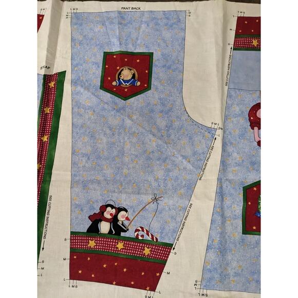 Snoahs Ark Daisy Kingdom Infant Overall Fabric Panel 6 12 24 Months Easy Cut Sew - Picture 4 of 8